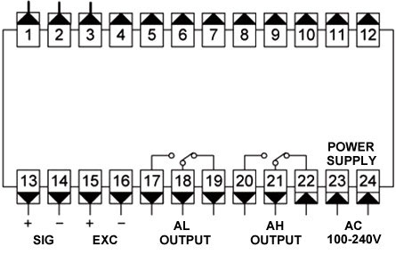 5 digit load cell controller wiring diagram