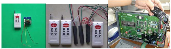 Remote controllers for weighbridge cheating